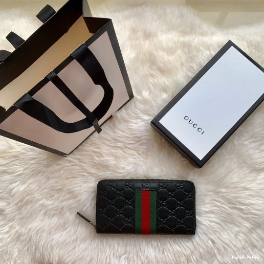 Hyperpeter WALLET AROUND LEATHER ZIP GUCCI 0801